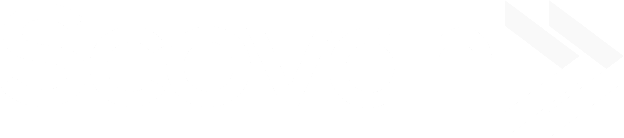 Scovan Logo in White Without Background